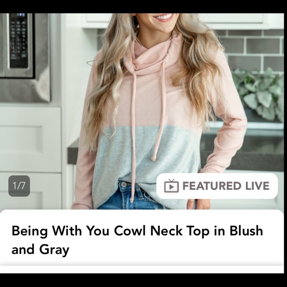 Staccato Cowl neck long sleeve top